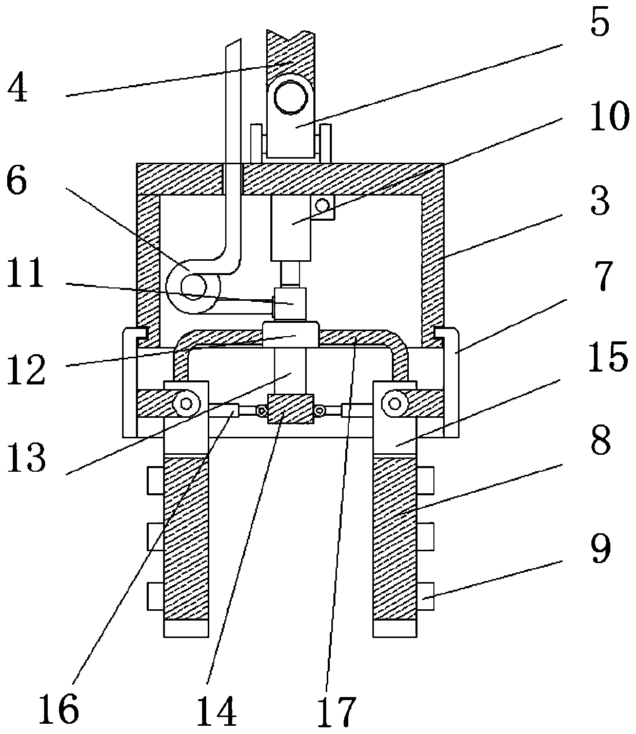 An adjustable rotary spraying rack for agricultural spraying drones