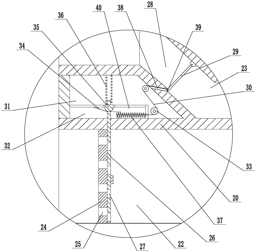 A water storage slow infiltration type green space system