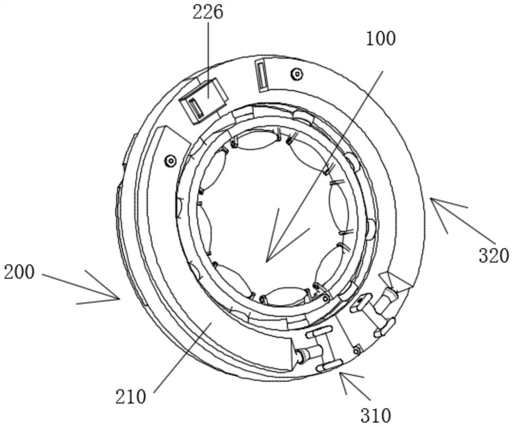 A water pipe fixing frame for reducing the labor intensity of fire fighting