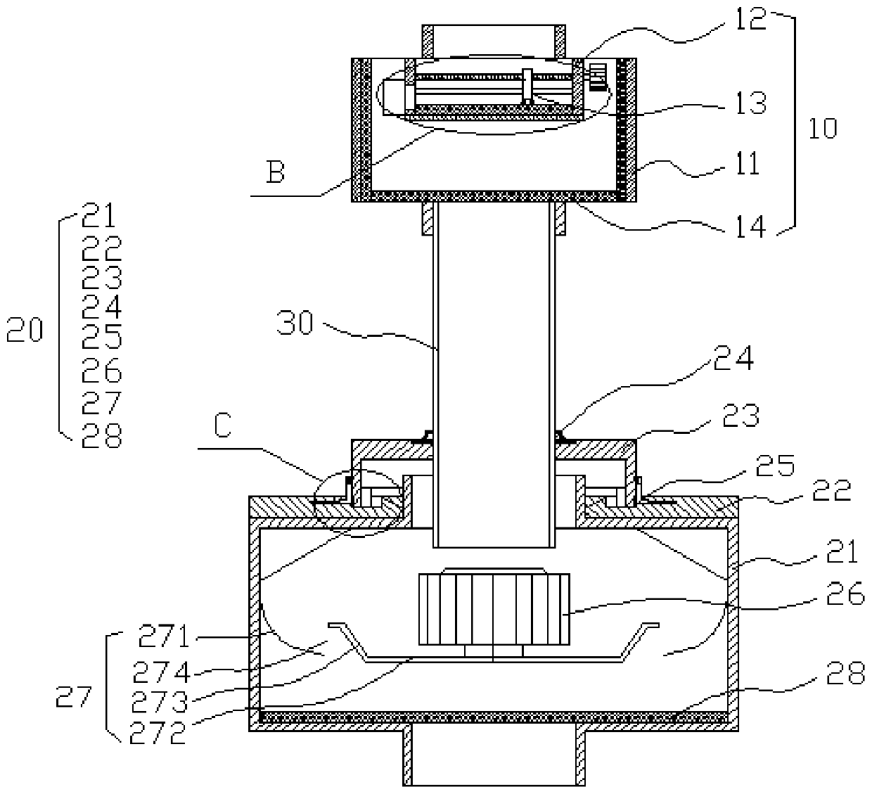 Fan filter unit with static pressure box