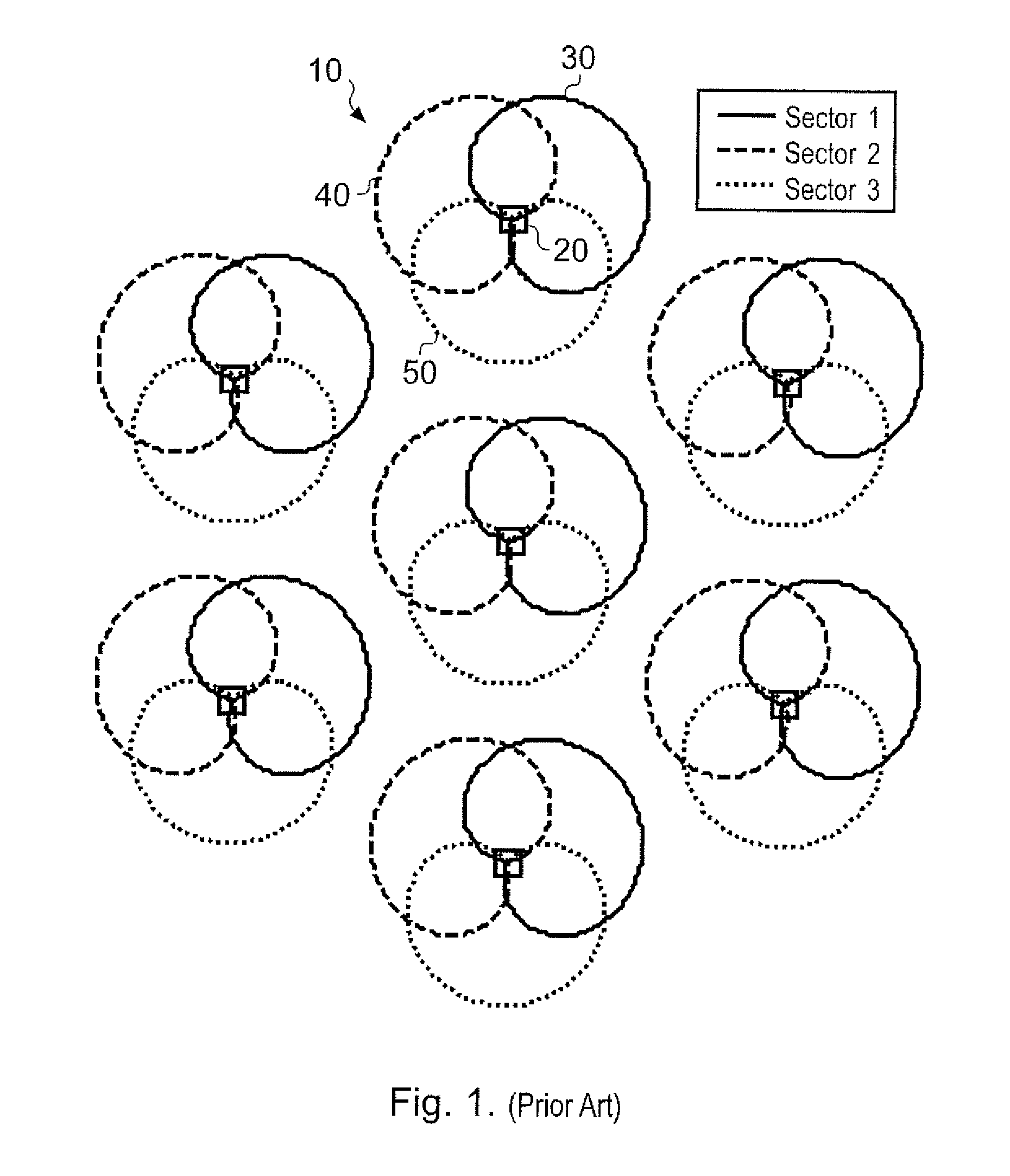 Point to multipoint device for communication with a plurality of telecommunications units