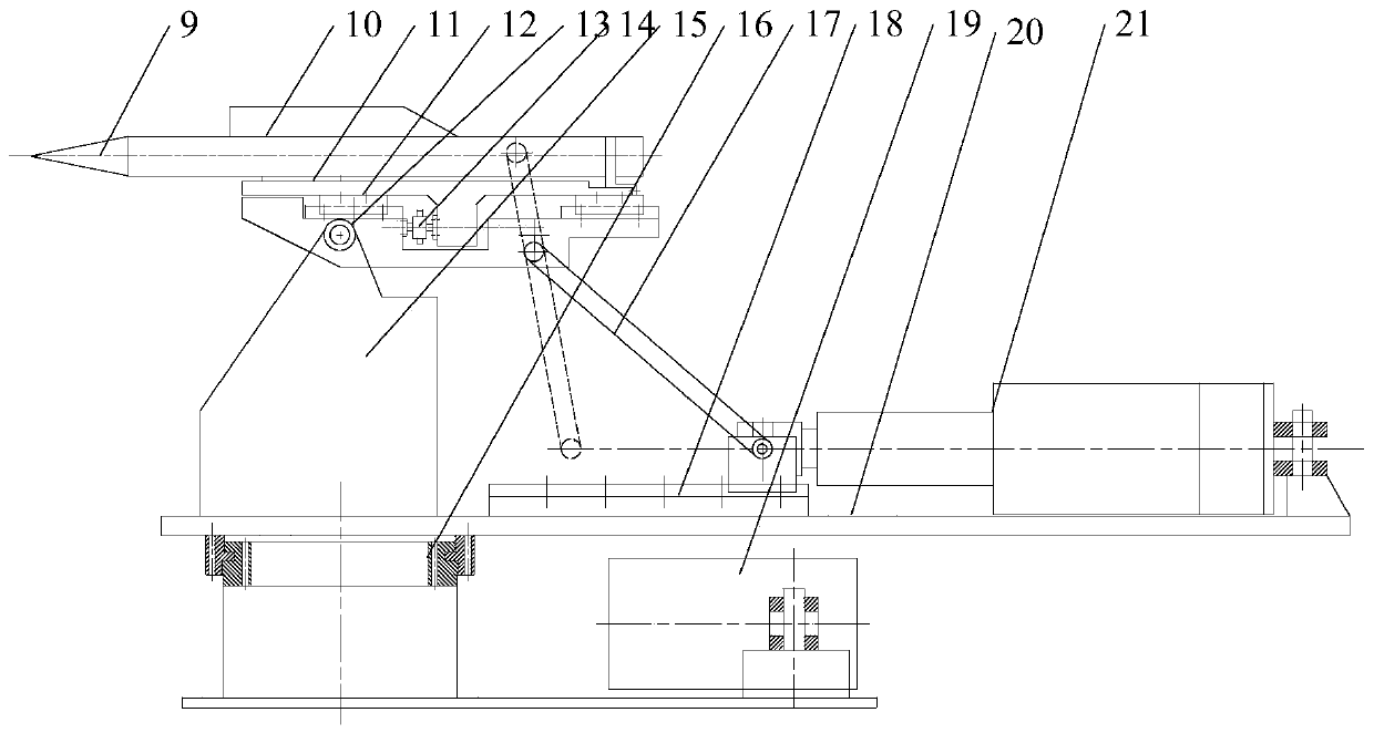 A Servo Mechanism for Angle of Attack and Sideslip Angle Used in Free Jet Test of Solid Impulse Engine