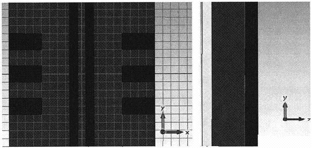 X-band resistive film-type high-temperature-resistant metamaterial-containing wave absorber