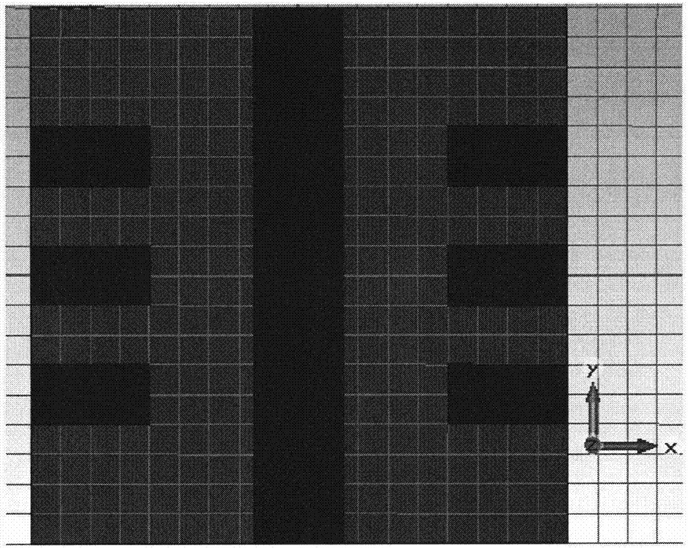 X-band resistive film-type high-temperature-resistant metamaterial-containing wave absorber