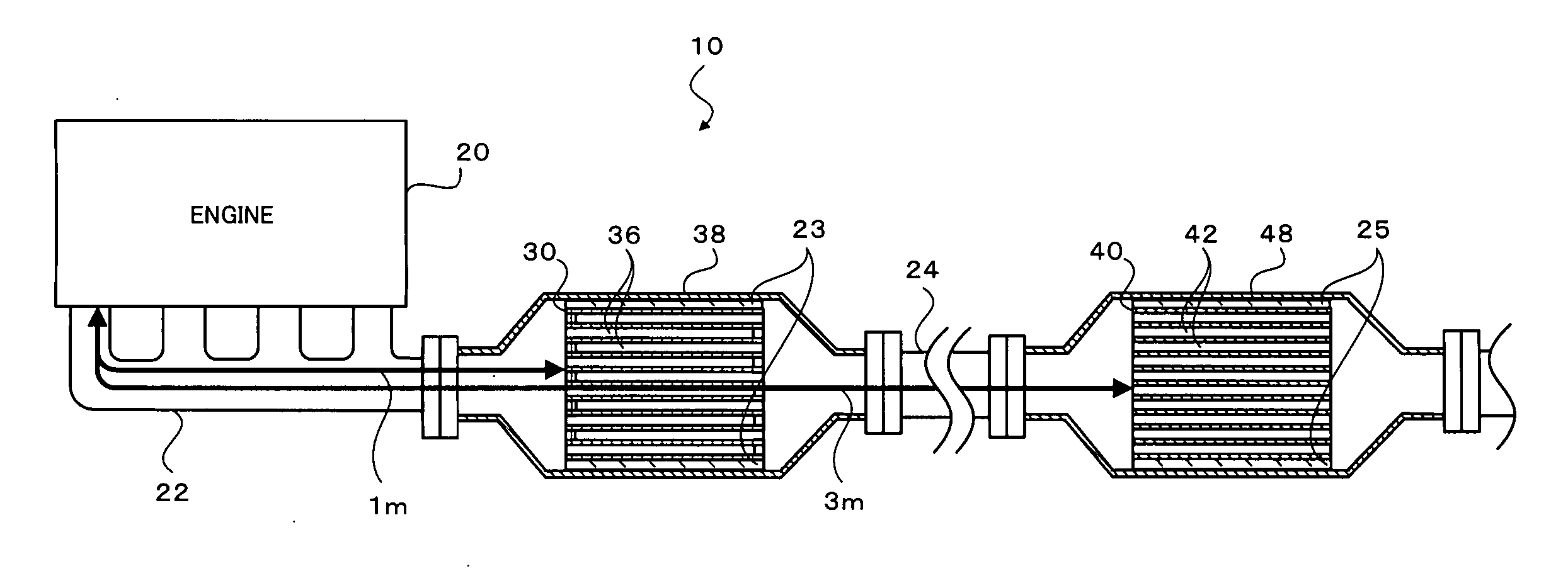 Exhaust gas cleanup system