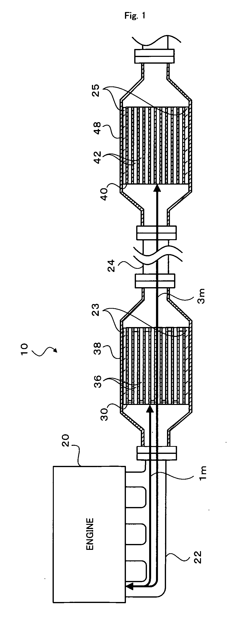 Exhaust gas cleanup system