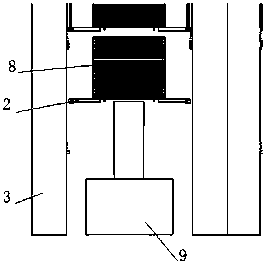 Full-automatic goods shelf and feeding and discharging management system and method