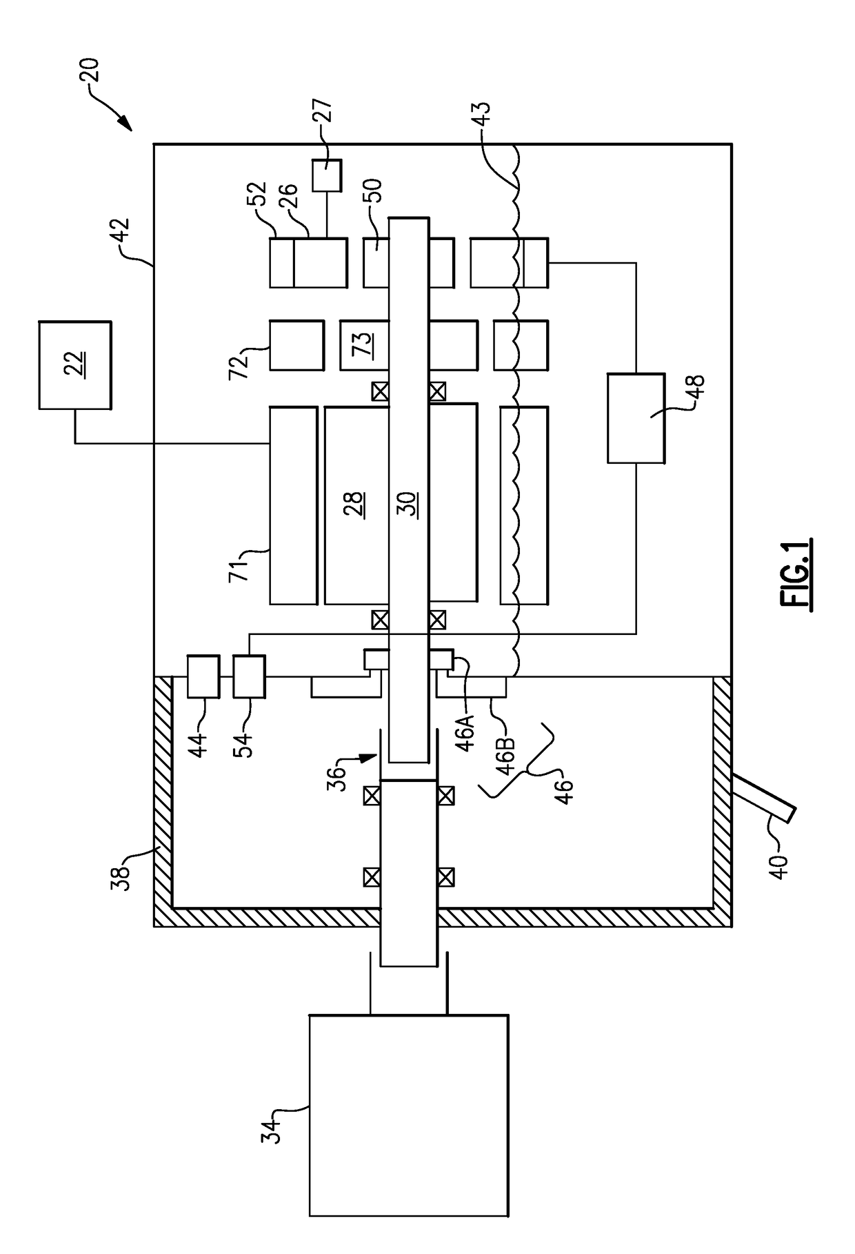 Permanent magnet generator case vent valve