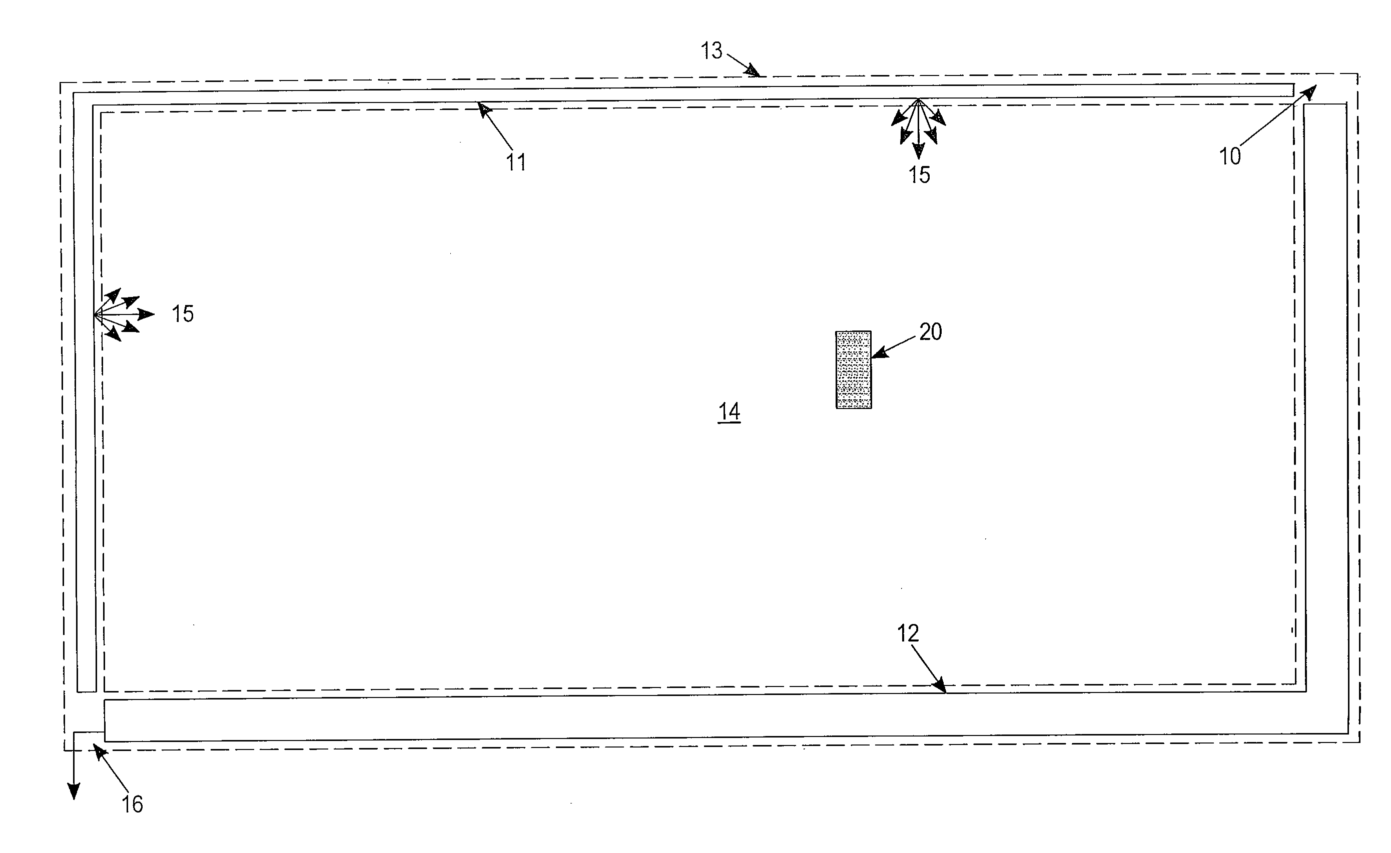 System and method for providing multi-dimensional touch input vector