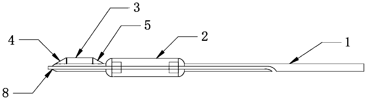 Head-end double-lumen balloon catheter