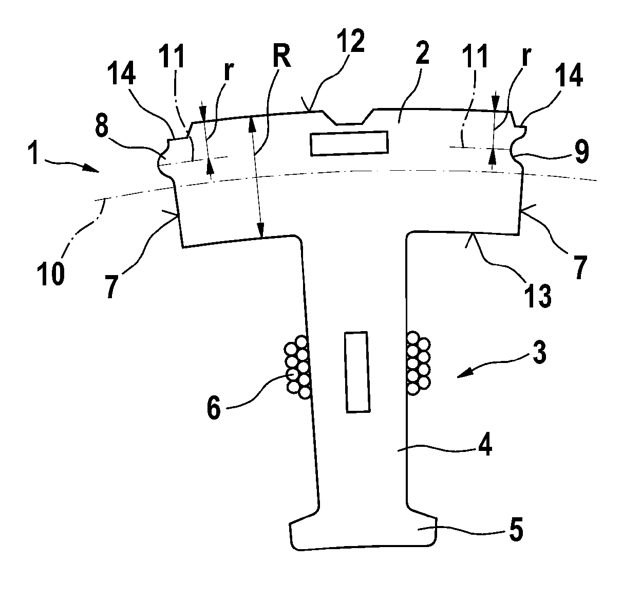 Stator in an electric motor