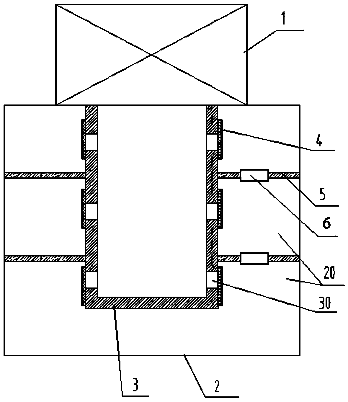 An oil filter with a segmented pre-filter structure