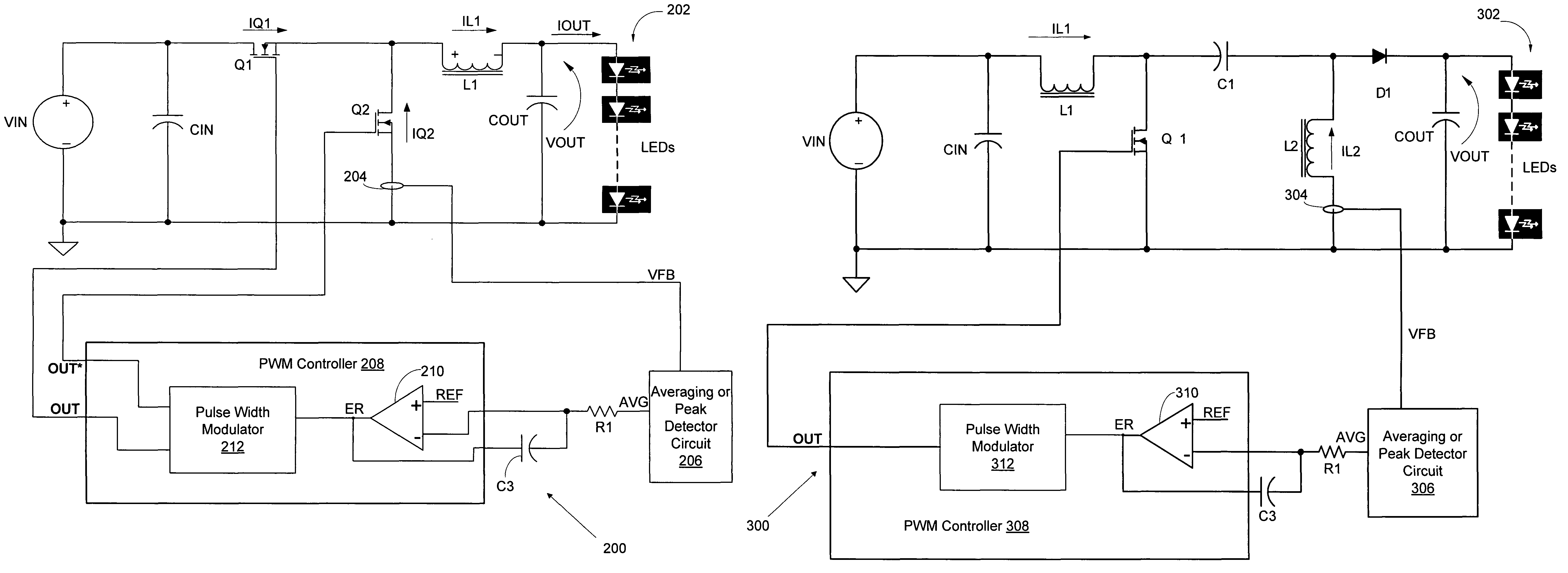 Constant current light emitting diode (LED) driver circuit and method