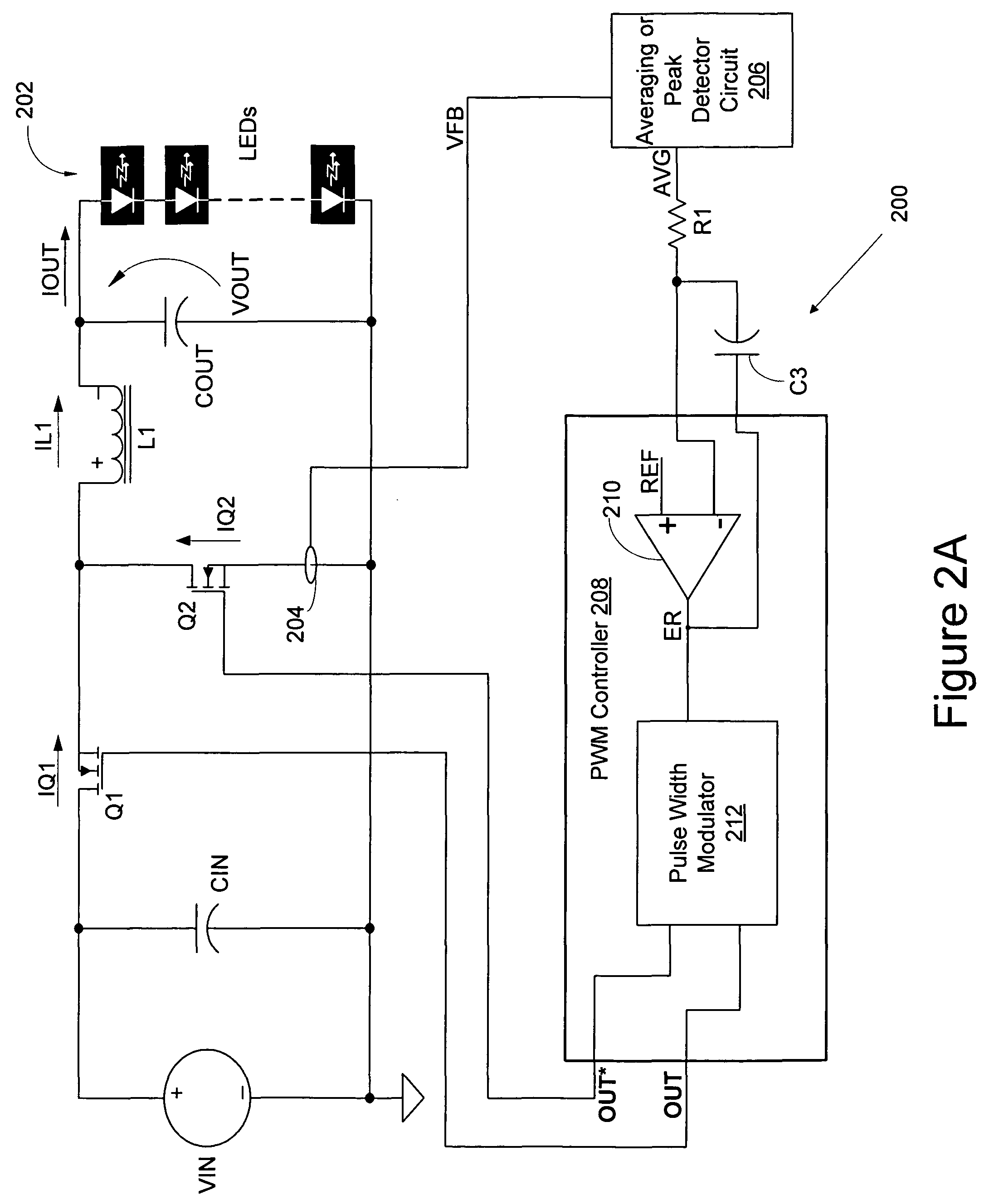 Constant current light emitting diode (LED) driver circuit and method