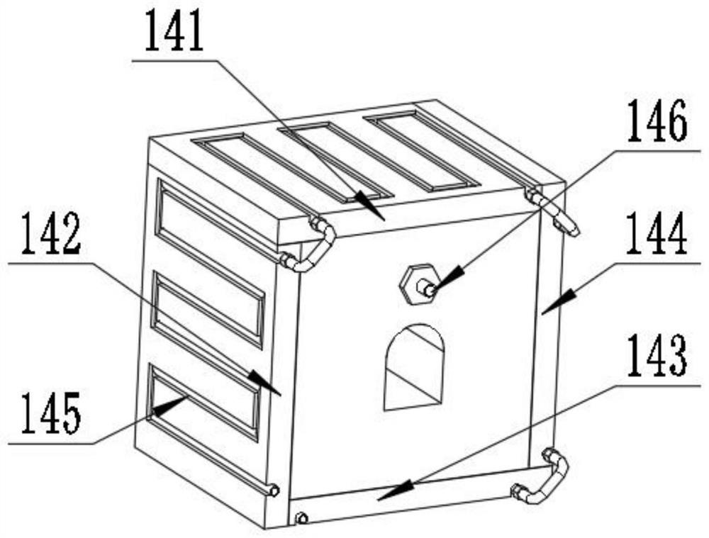 Visualization system for simulating deep roadway deformation under action of underground water freezing and thawing cycle