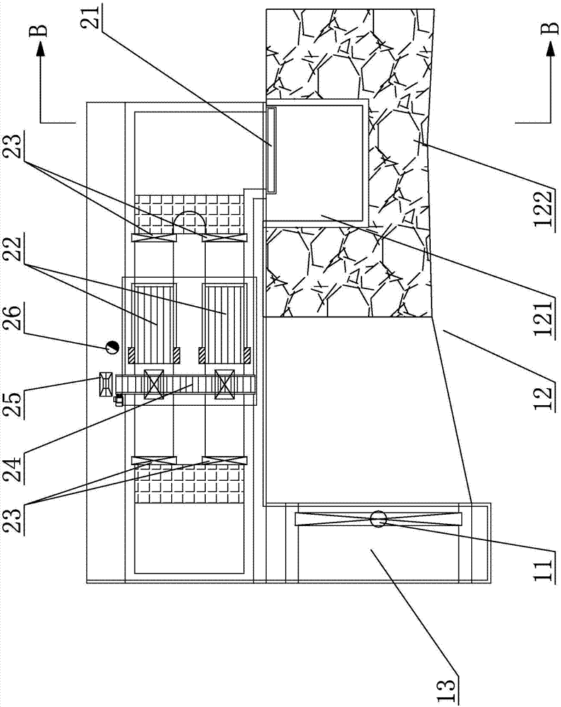 An integrated device for sand settling and pollution prevention suitable for river channel treatment projects