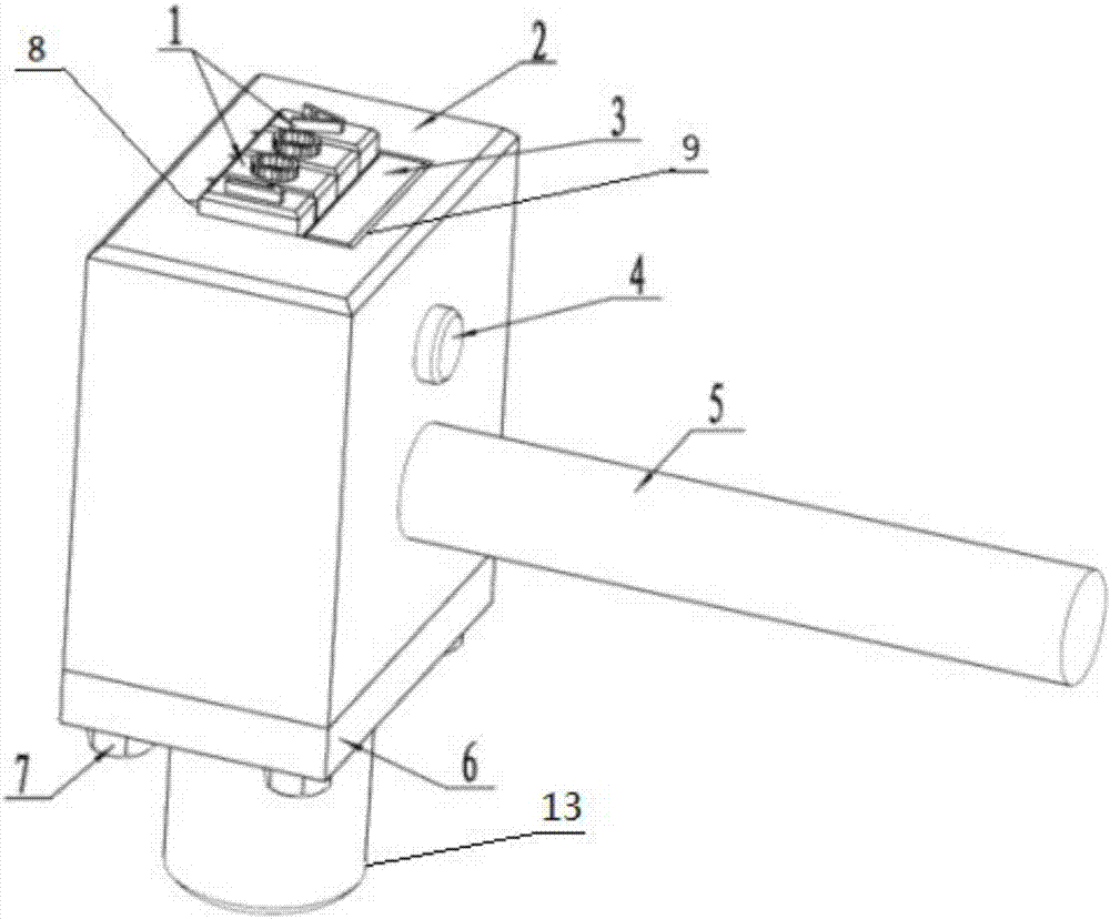 Crankshaft forging identifying device