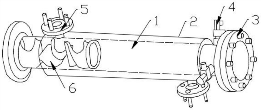 Foaming device of warm mix asphalt and production equipment of warm mix asphalt