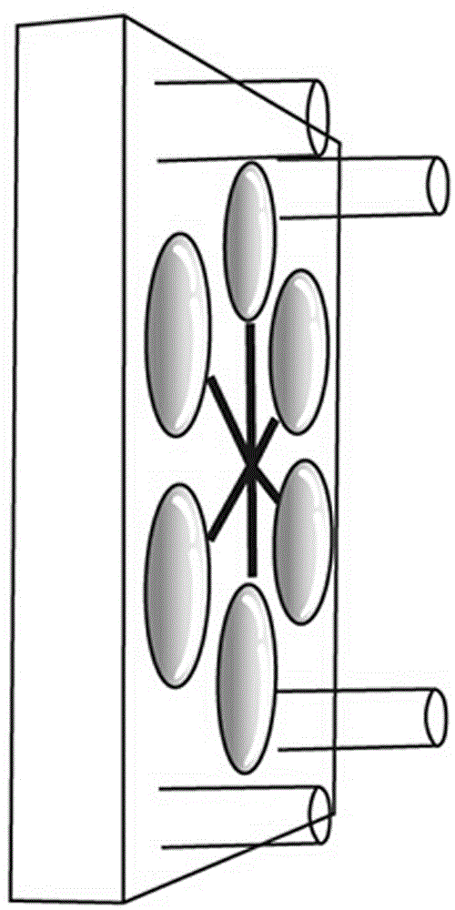 Eyeglass lens with high color contrast degree and manufacturing method