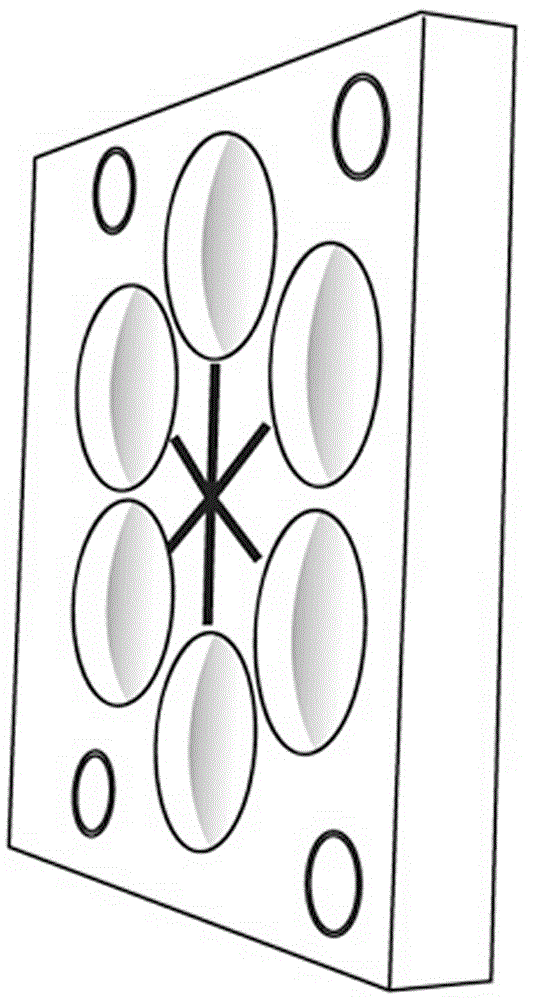 Eyeglass lens with high color contrast degree and manufacturing method