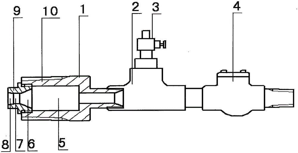 Wellhead gas injection device