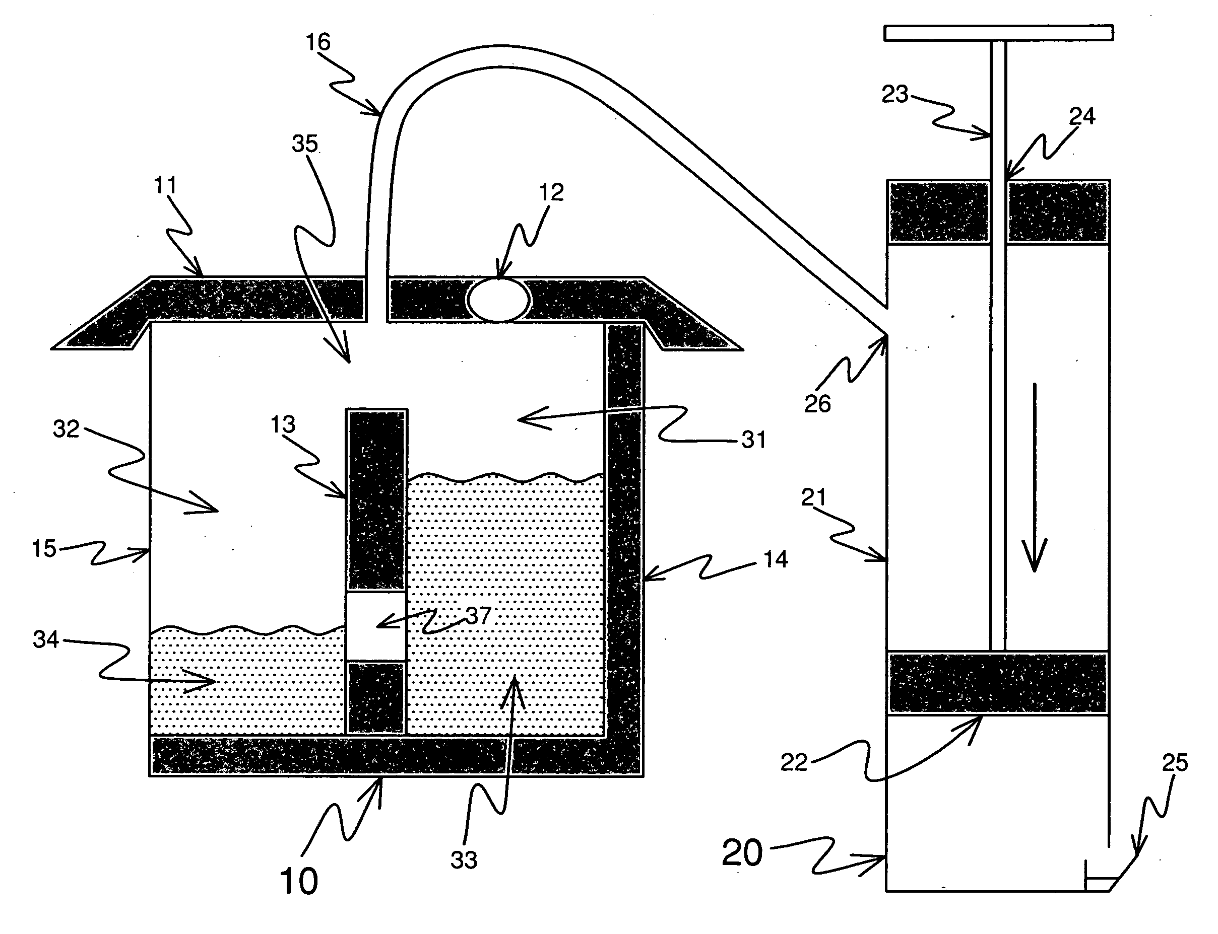 Water purification with a peltier heat pump