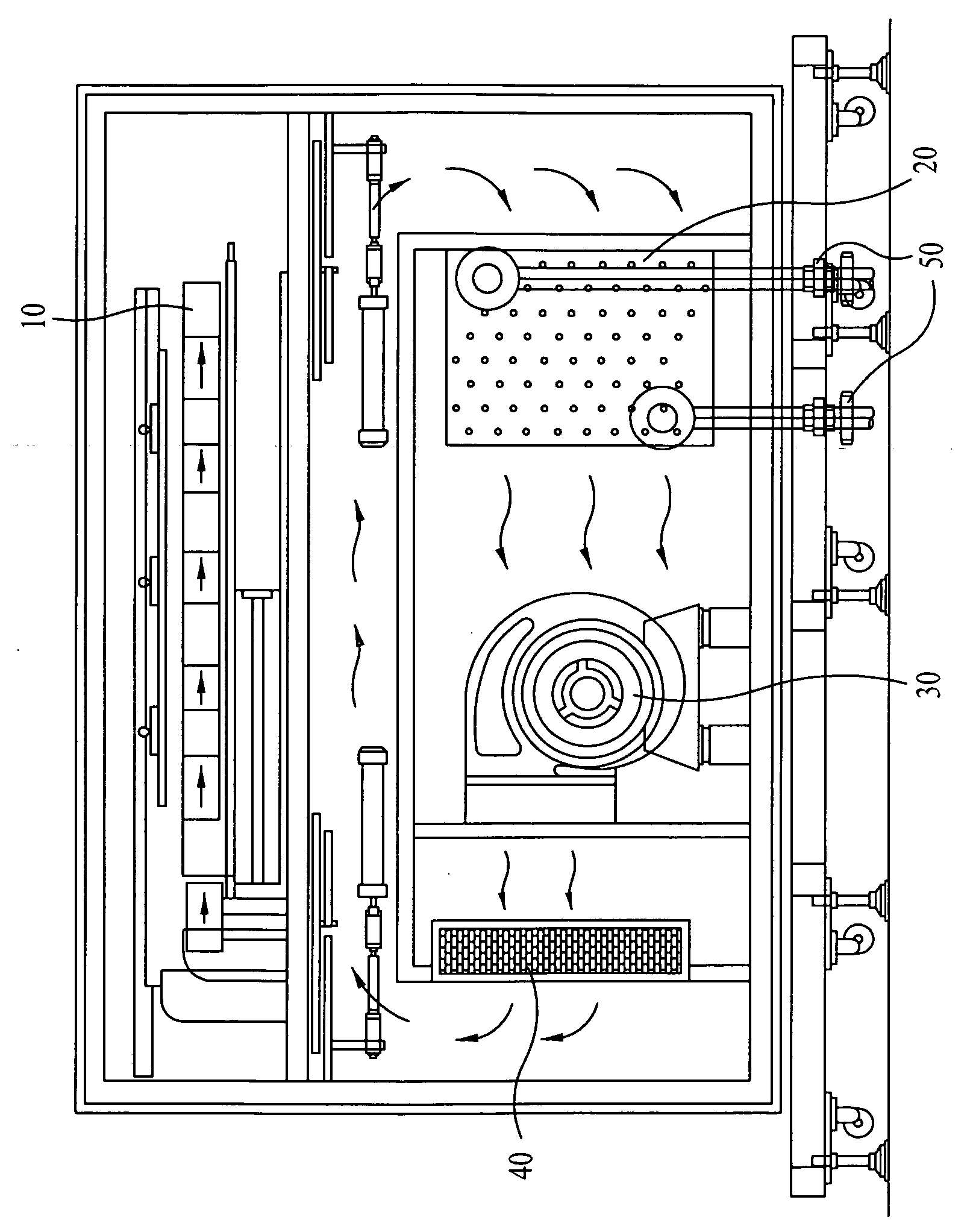 Cooling apparatus and method for manufacturing liquid crystal display device using the same