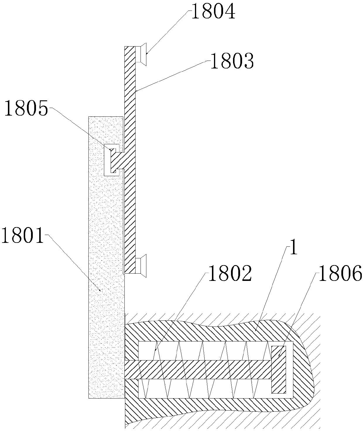 Multifunctional computer host case placing rack