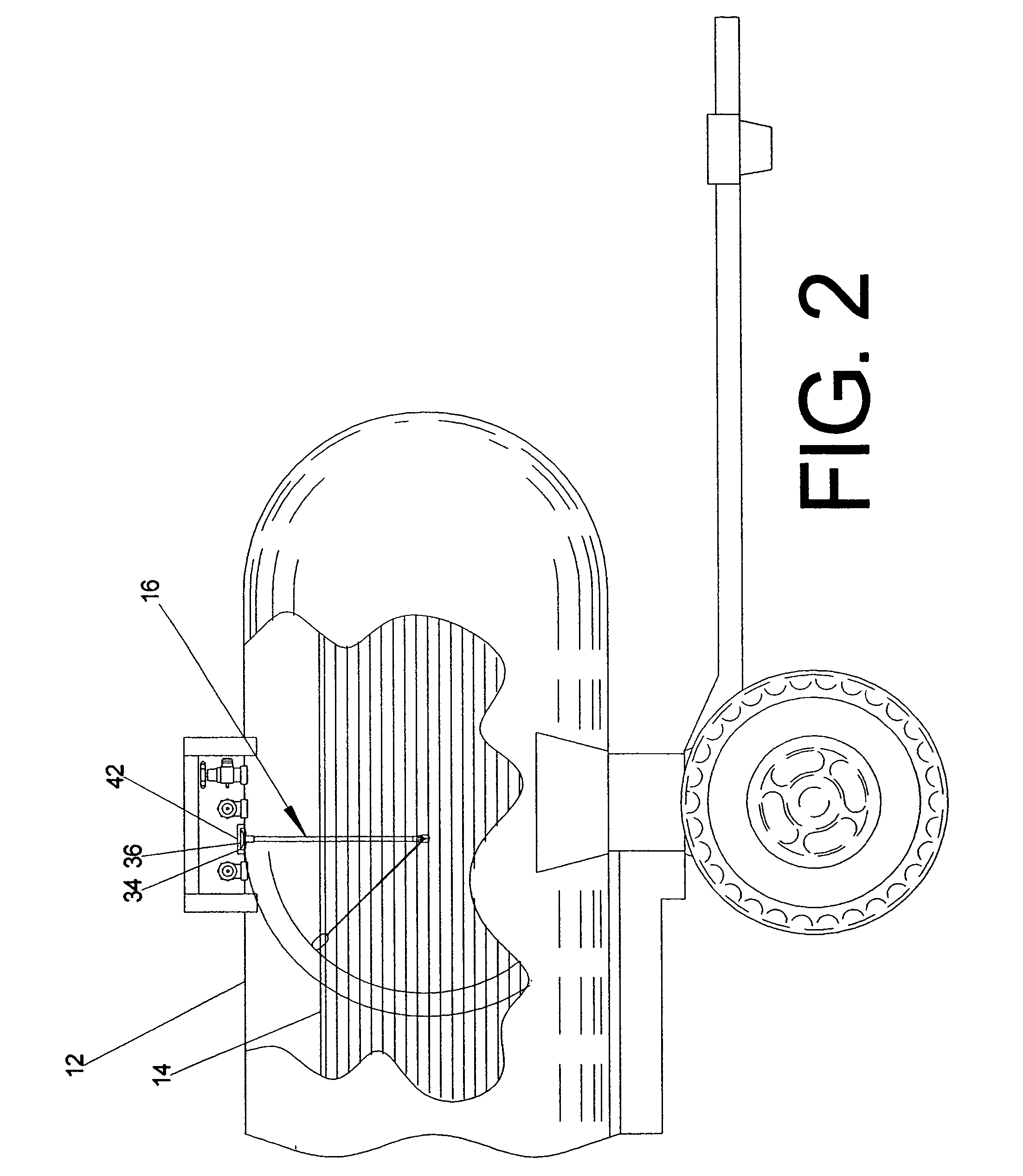 Remote fluid level detection system