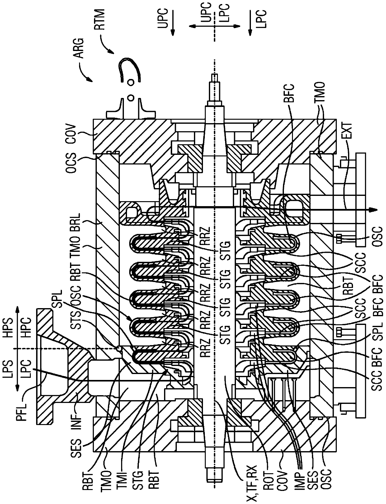 Turbomachine inner housing