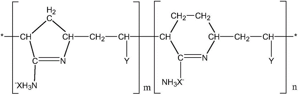 Method for supercritical synthesis of cationic polyamidine flocculating agent