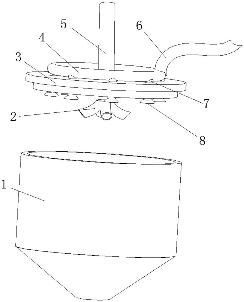 A grain hot cooking machine with flushing function