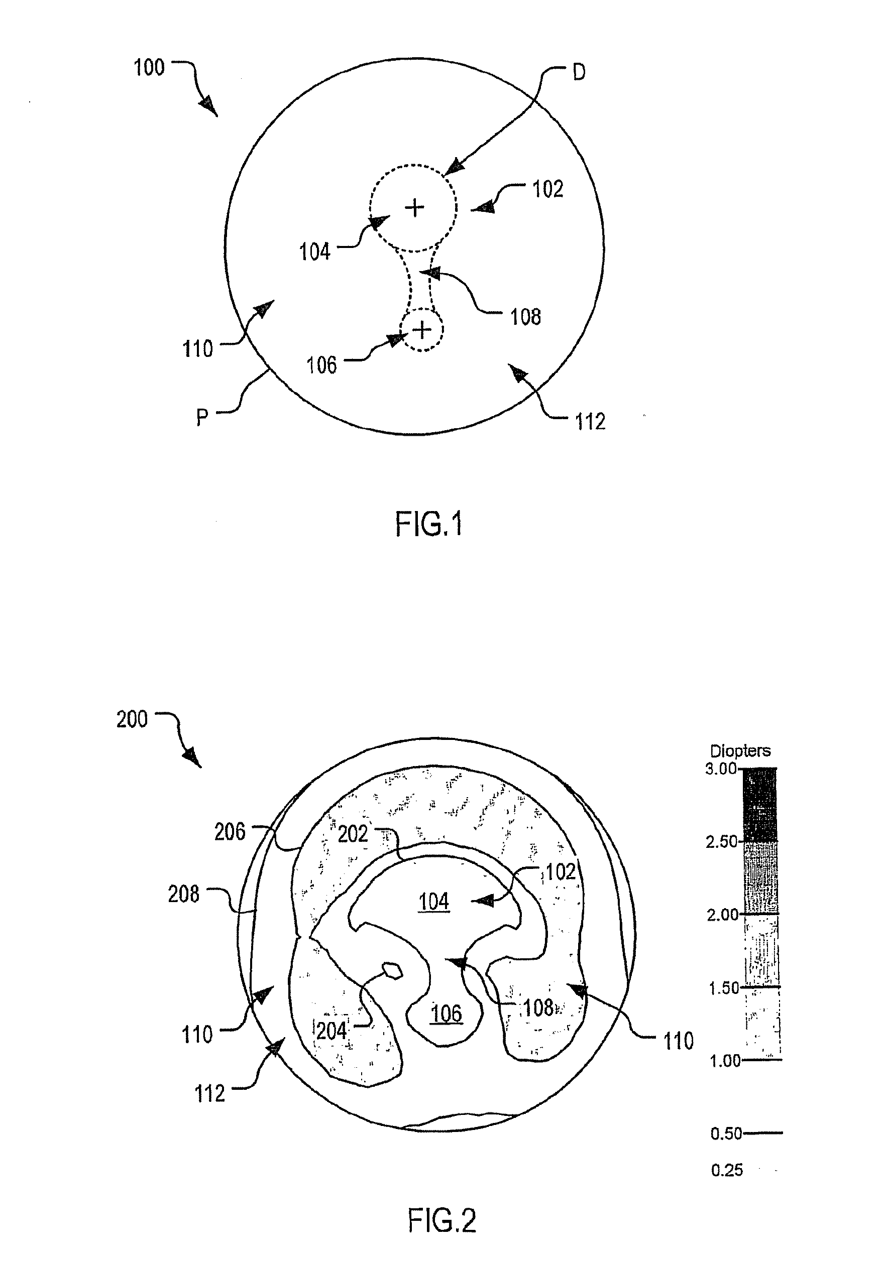 Ophthalmic lens element