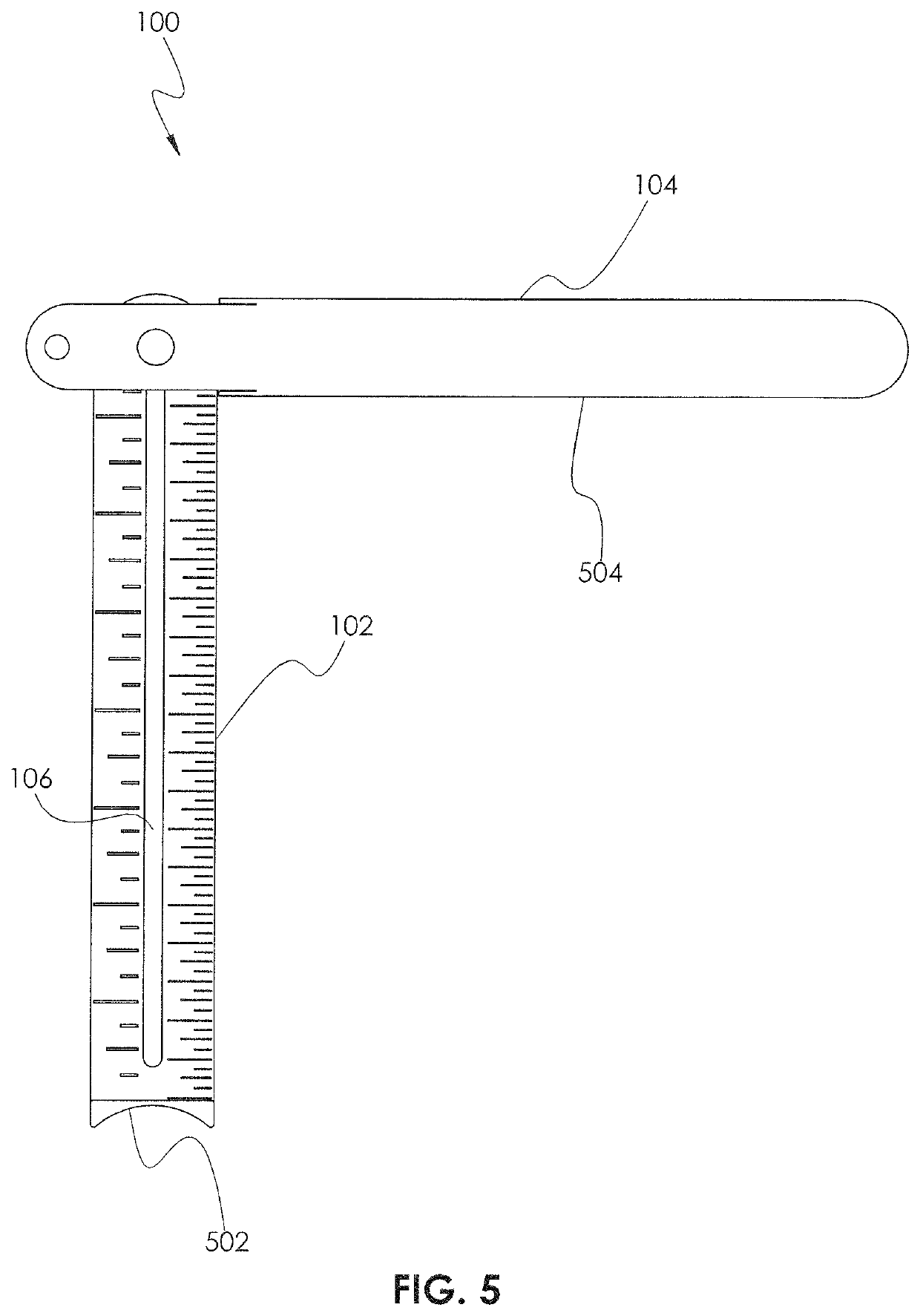 Knee goniometer to measure knee extension difference and extensor length