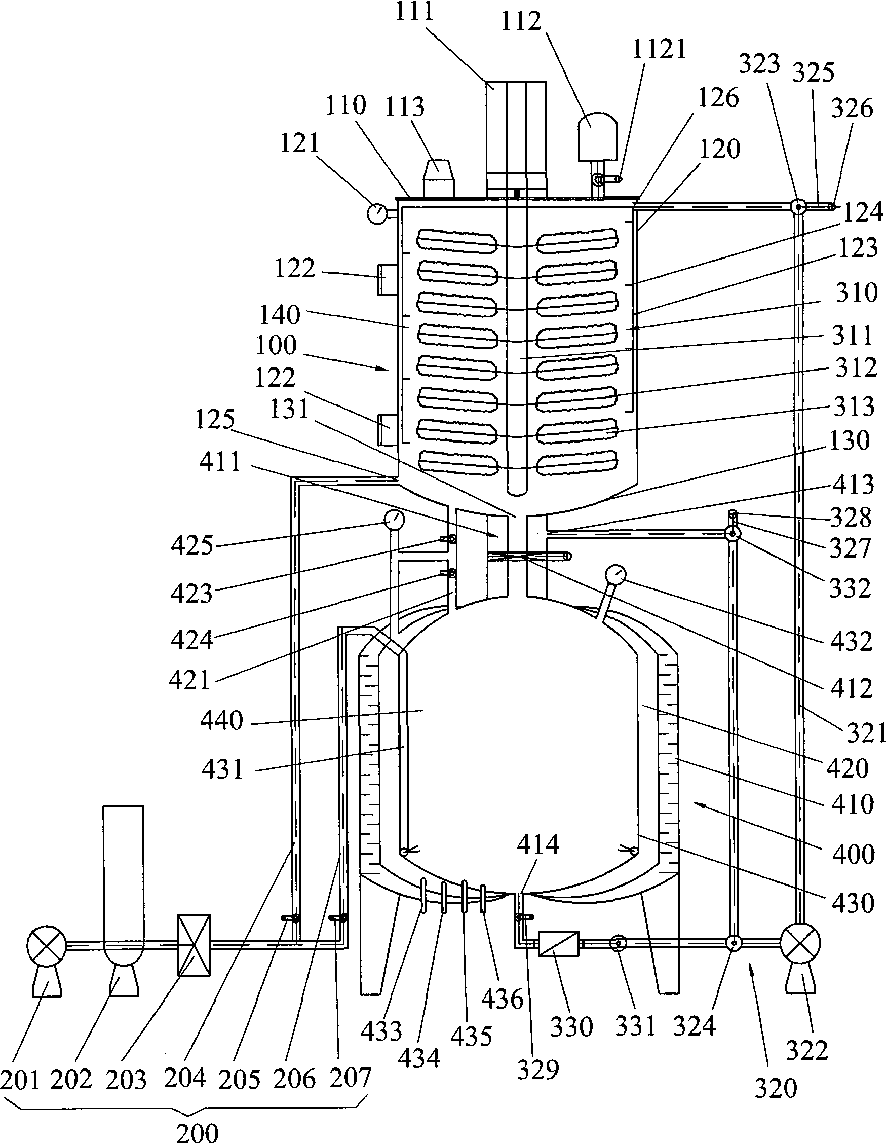 Novel circulation-type packed bed reactor