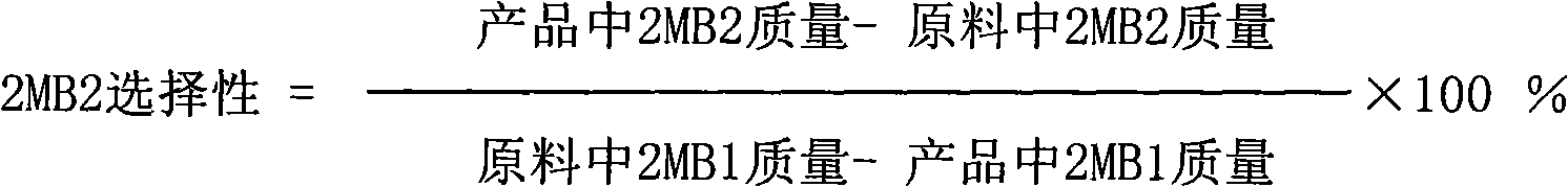 Isomerization method of 2-methyl-1-butylene