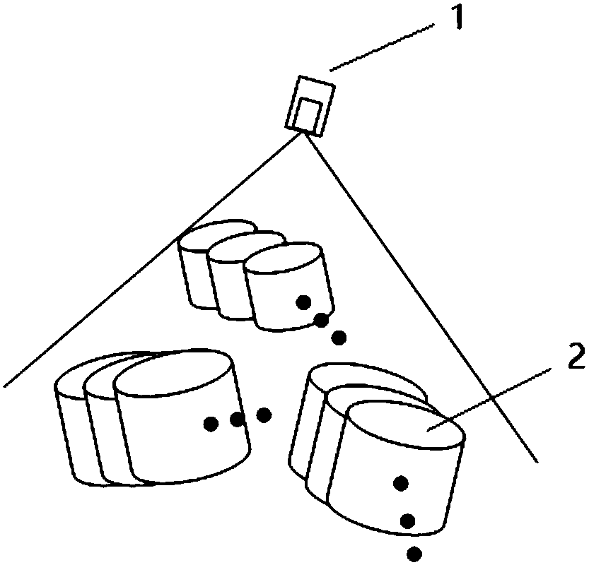 Method and device for evaluating visual positioning accuracy of circular target, storage medium and processing equipment