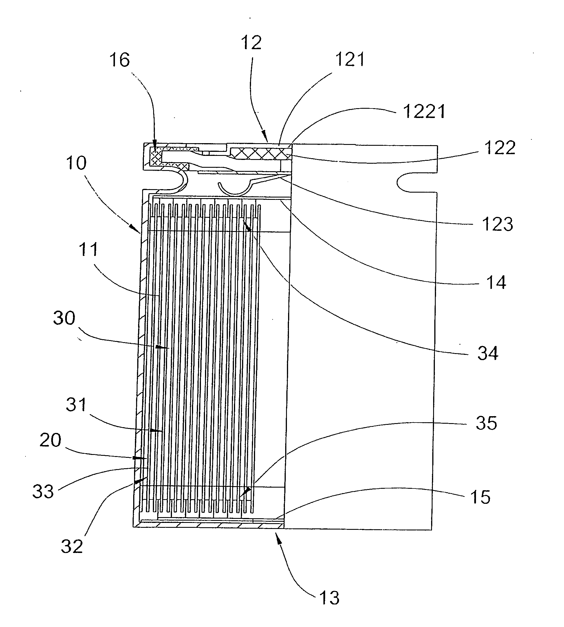 Nickel-zinc battery and manufacturing method thereof