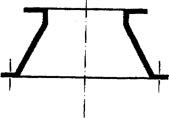 Process and device for making air metal intlet of fan