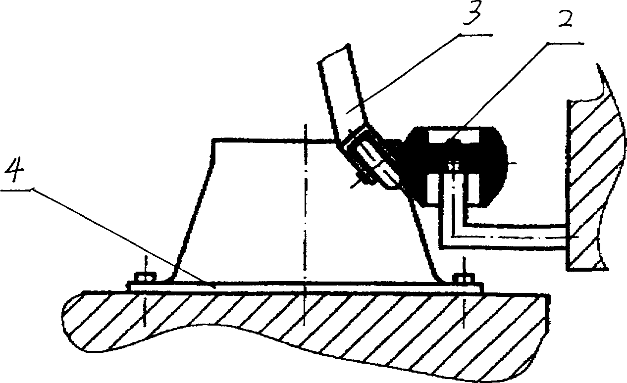 Process and device for making air metal intlet of fan