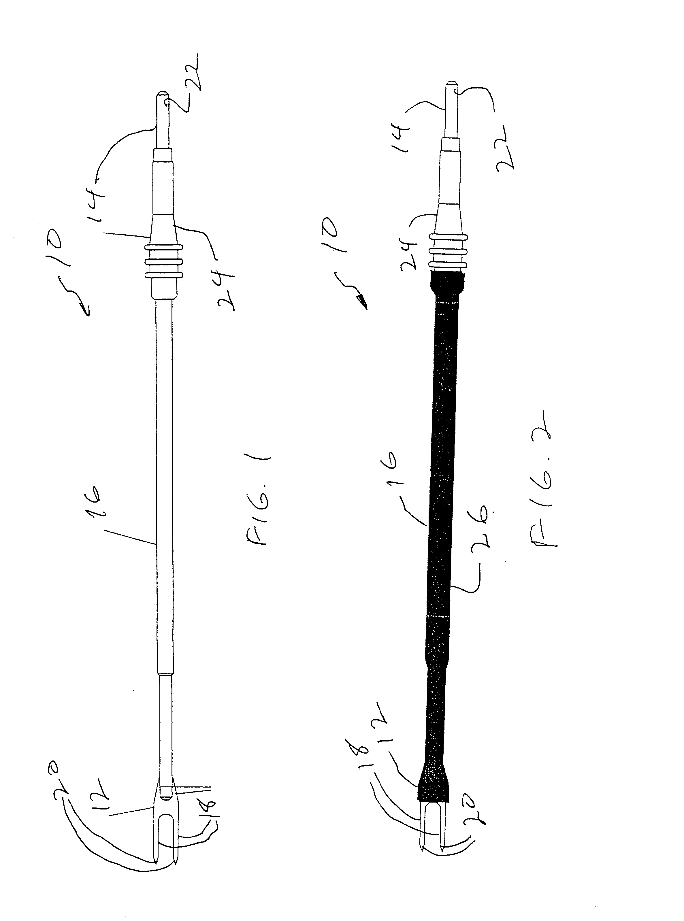 Treatment probe using RF energy