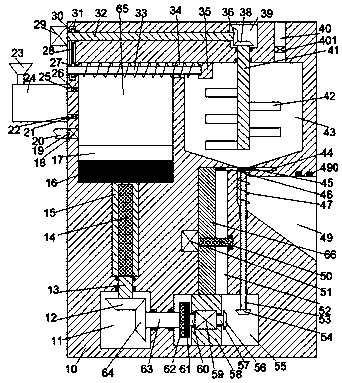 Industrial waste gas pollution management device