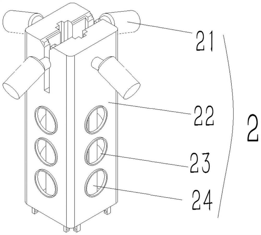 Portable liftable traffic signal lamp