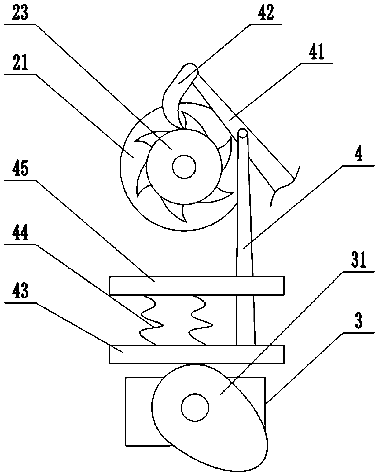 Automatic sand sieving machine for building