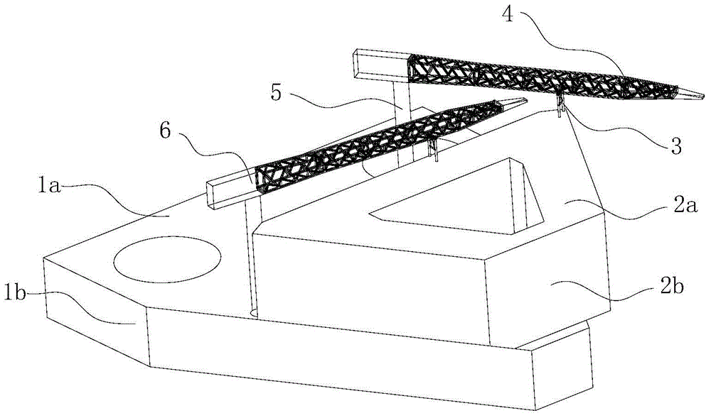 Offshore platform segmented deck and its construction implementation method, boom support system