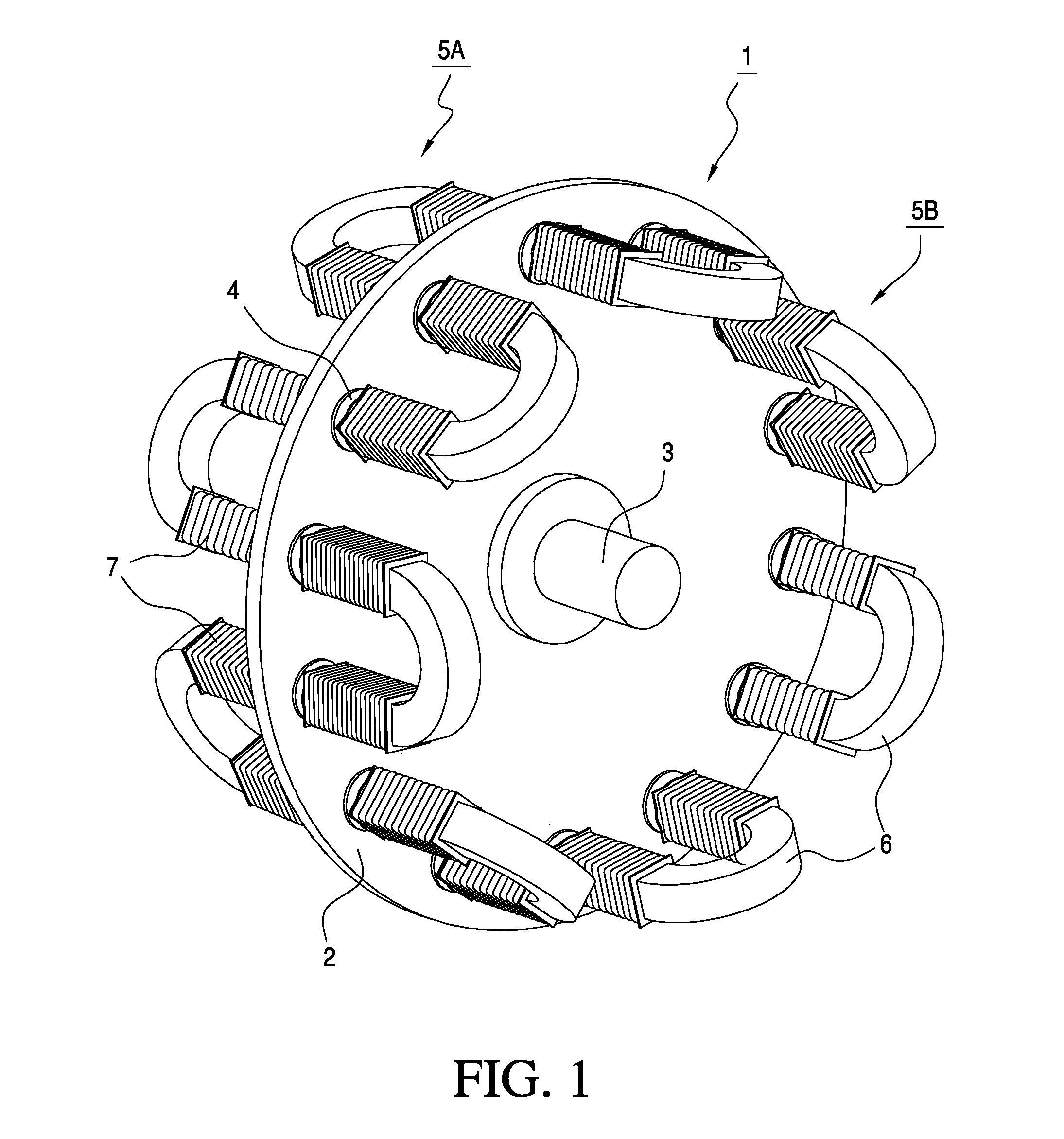 High efficiency magnetic core electrical machine