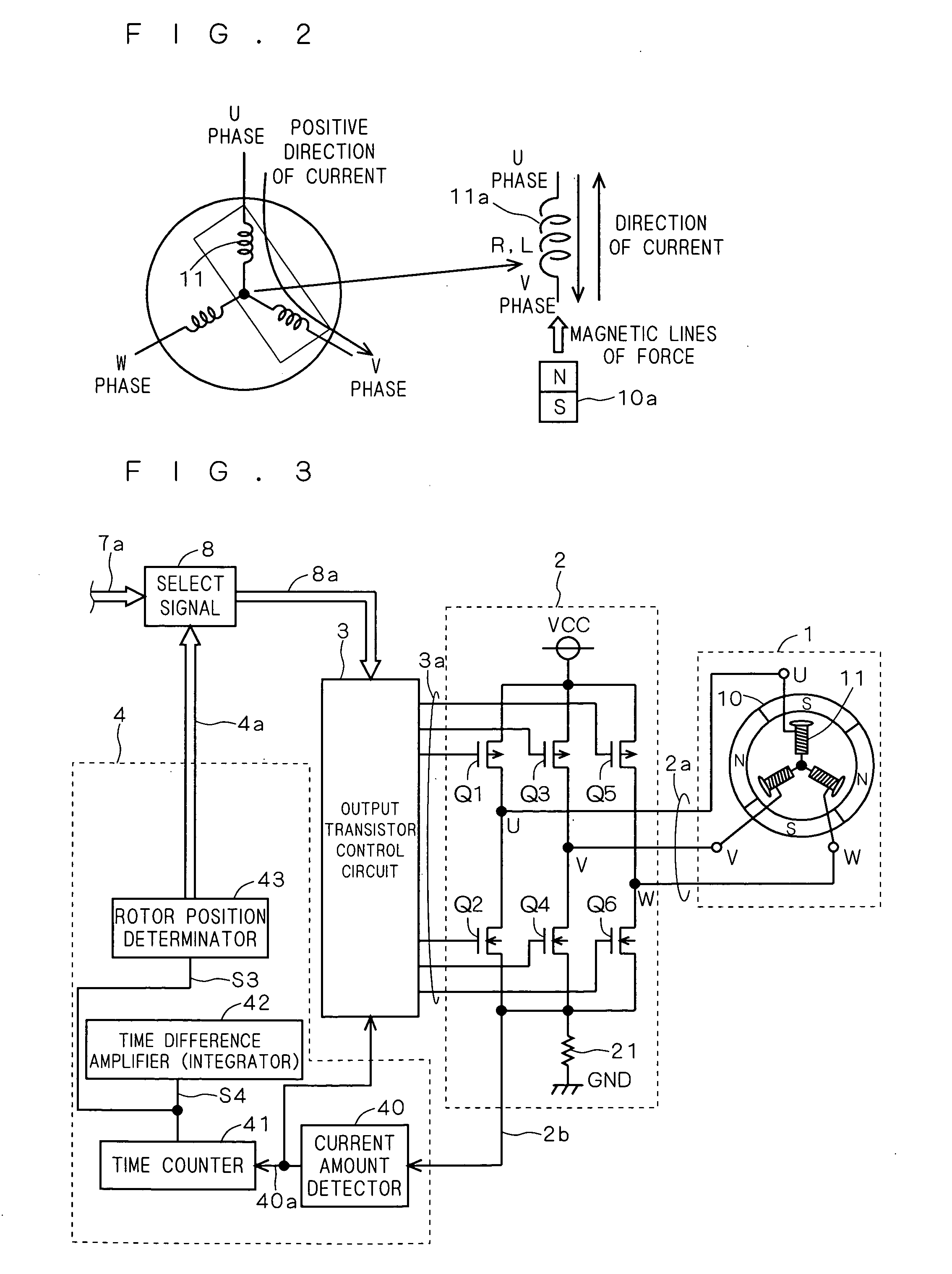 Stationary position detection circuit and motor drive circuit