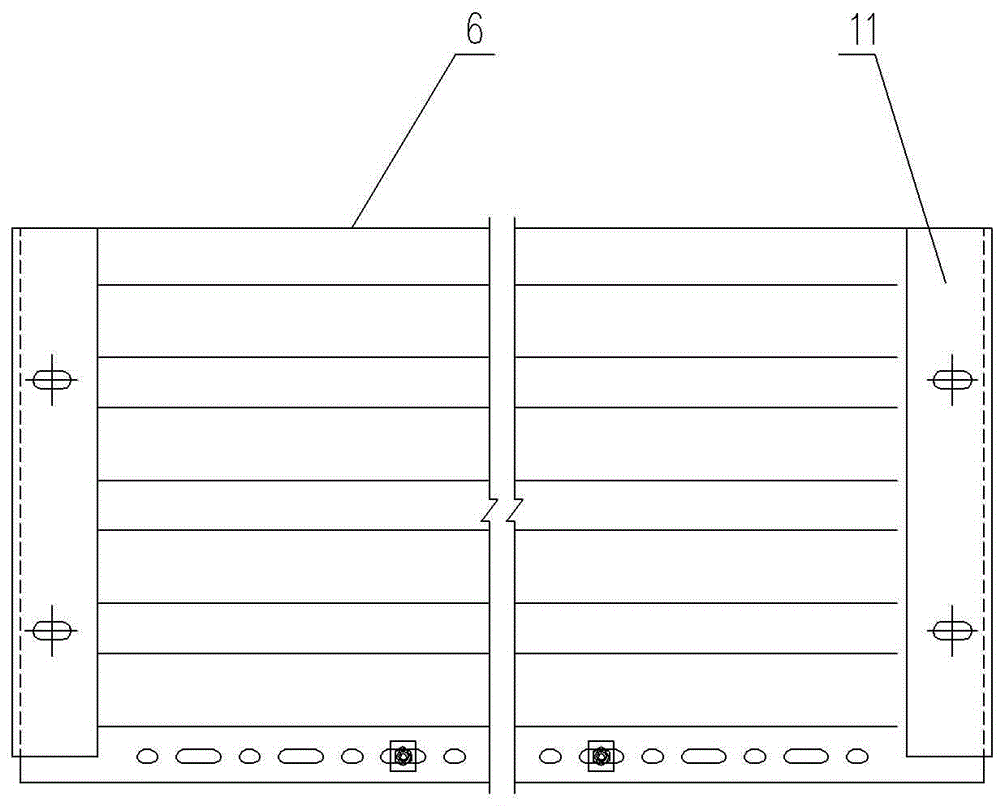 Semi-enclosed wind-shielding structure of high-speed railway segmented trough beam