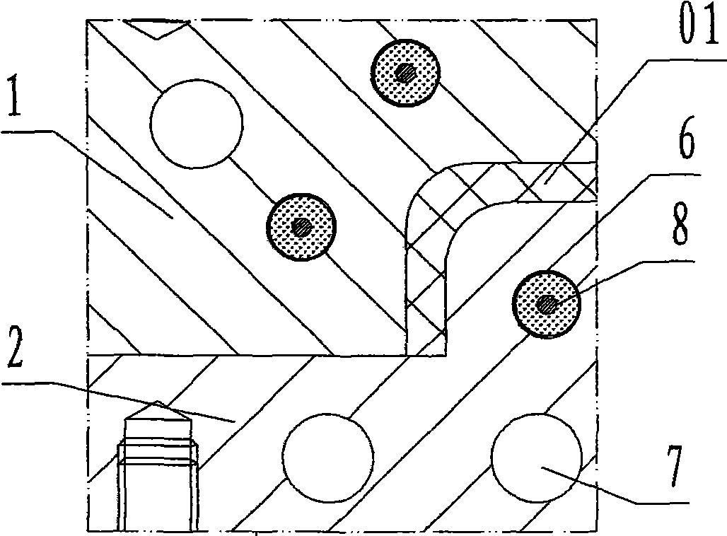 An electrical heating high light injection mold of isolation energy-saving structure