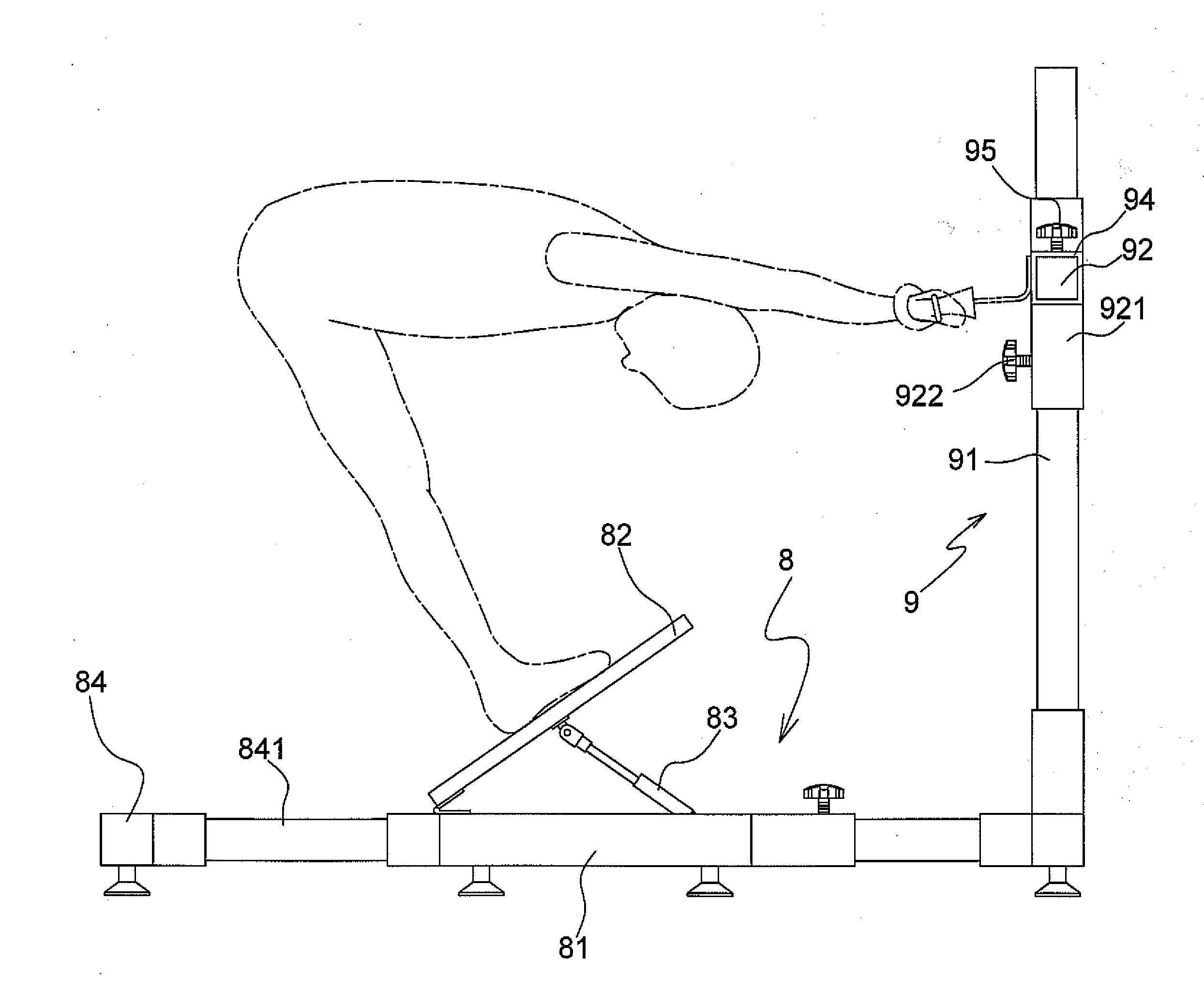 Stretching device for therapy